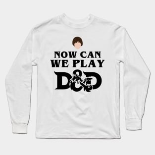 Stranger Things Will D&D Long Sleeve T-Shirt